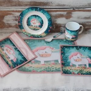 Set  completo de jardín 6 piezas  Unicornio