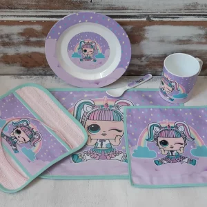 Set  completo de jardín 6 piezas  LOL Unicornio