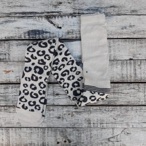 Medias panty algodón con lycra -  Print crudo