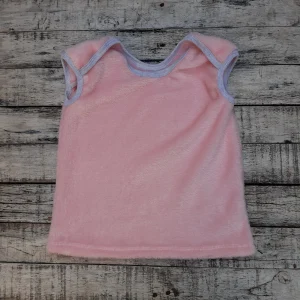 Chaleco de Micropolar Soft con cuello americano ROSA