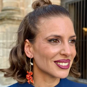 Pendientes Jazmín Naranja