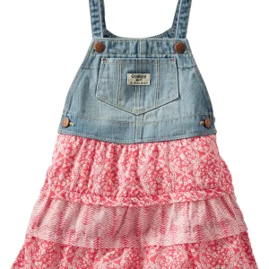 Jardinero OSHKOSH PRINTED TIERED JUMPER