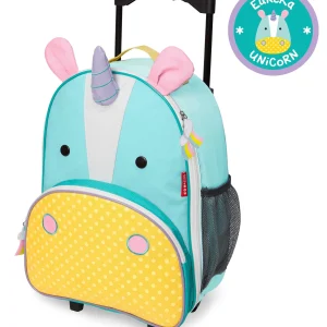 Mochila SKIP HOP Zoo Kids Rolling Luggage (unicornio)