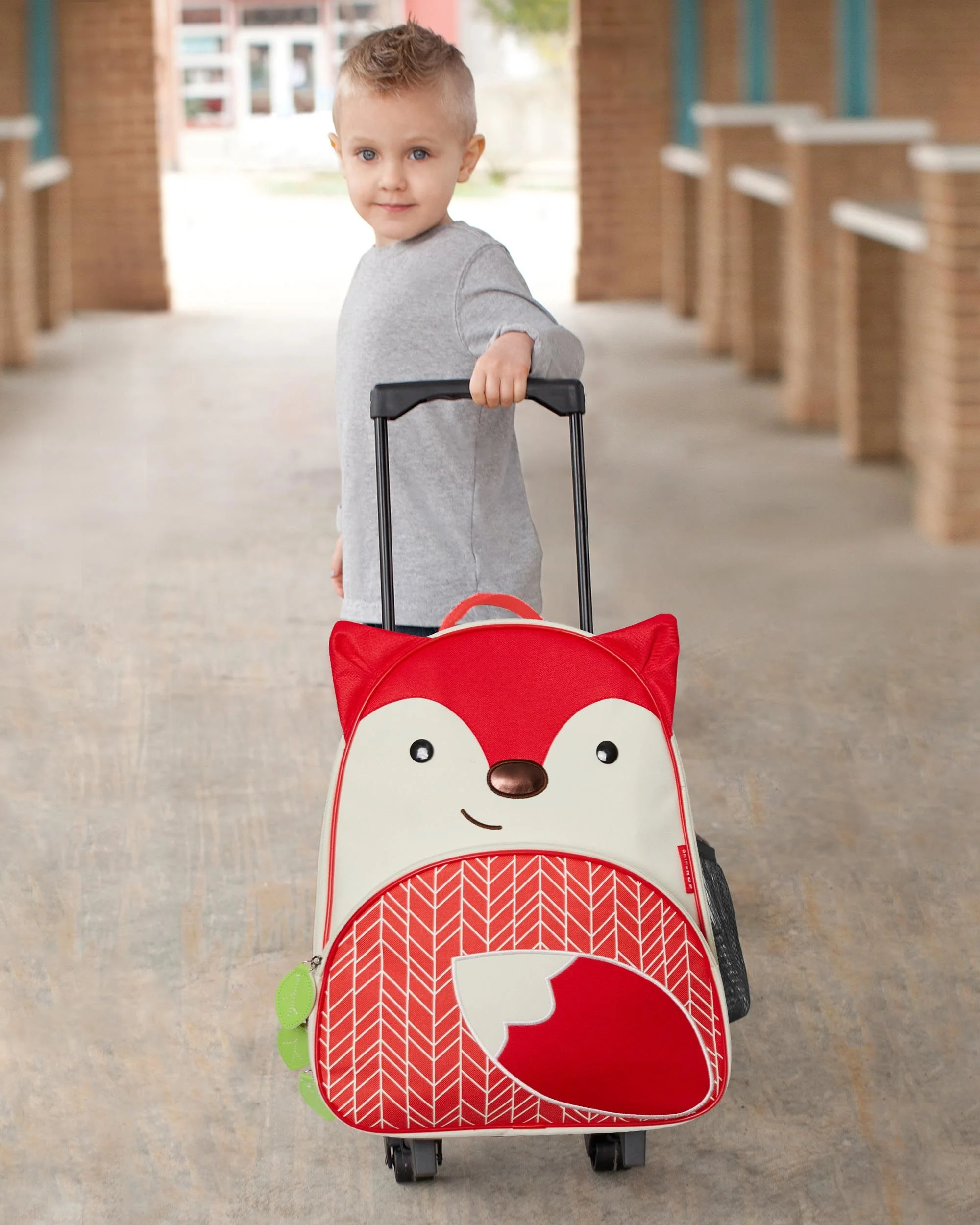 Mochila SKIP HOP Zoo Kids Rolling Luggage (zorro) - Imagen 3