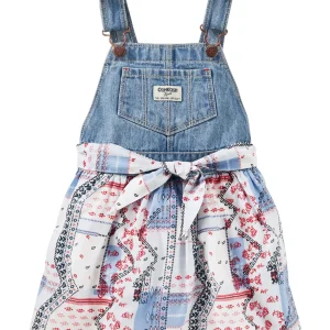 Jardinero OSHKOSH Patchwork Denim Jumper