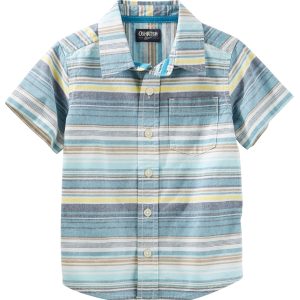 Camisa OSHKOSH Striped Button-Front Shirt