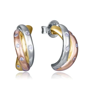 Pend Plata De Ley Baño Oro Y Rod Circ Jwls