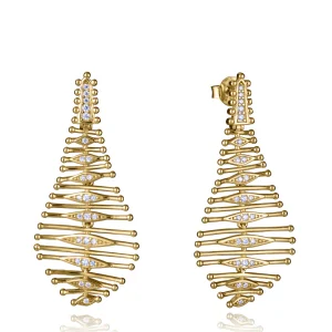 Pend Plata De Ley Baño Oro Circ Sra Jewels