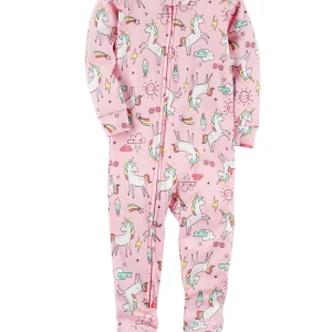 Pijama CARTERS 1-Piece Unicorn Snug Fit Cotton PJs