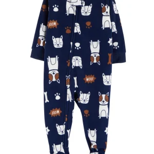 Pijama CARTERS 1-Piece Dog Fleece PJs