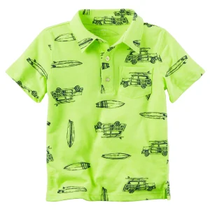 Chomba CARTERS Neon Slub Jersey Polo
