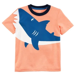 Remera CARTERS Neon Shark Jersey Tee