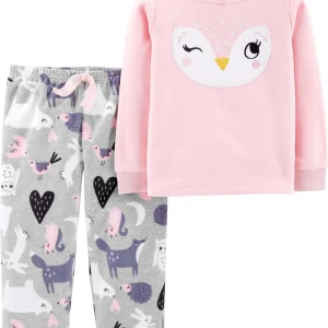 Pijama CARTERS 2-Piece Owl Fleece PJs Micropolar