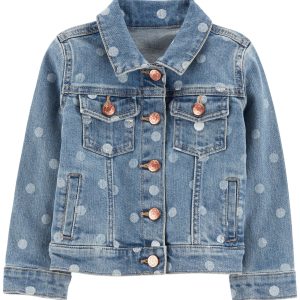 Campera CARTERS Polka Dot Denim Jacket