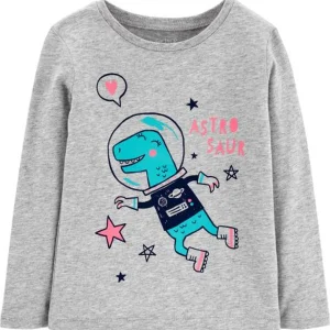 Remera CARTERS Astronaut Dinosaur Jersey Tee