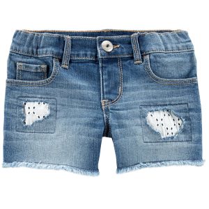 Shorts OSHKOSH Rip And Repair Stretch Denim Shorts