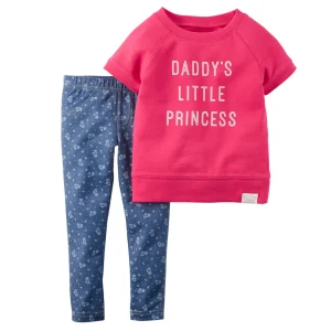 Conjunto CARTERS 2-Piece Top & Legging Set