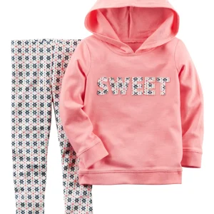 Conjunto CARTERS 2-Piece French Terry Hoodie & Legging Set