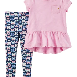 Conjunto CARTERS 2-Piece Peplum Tunic & Legging Set