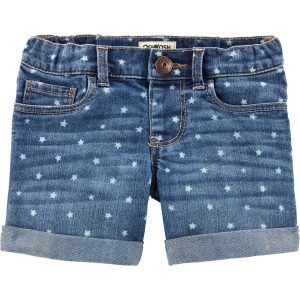 Shorts OSHKOSH Stretch Star Print Denim Shorts