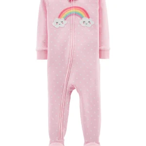 Pijama CARTERS 1-Piece Rainbow Snug Fit Cotton Footie PJs