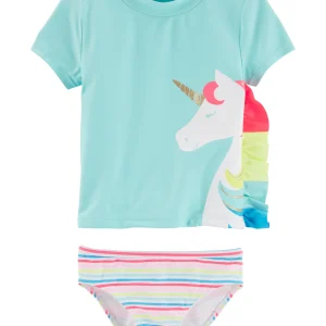 Malla CARTERS Unicorn 2-Piece Rashguard Set