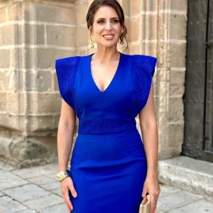 Vestido Imperio Azul