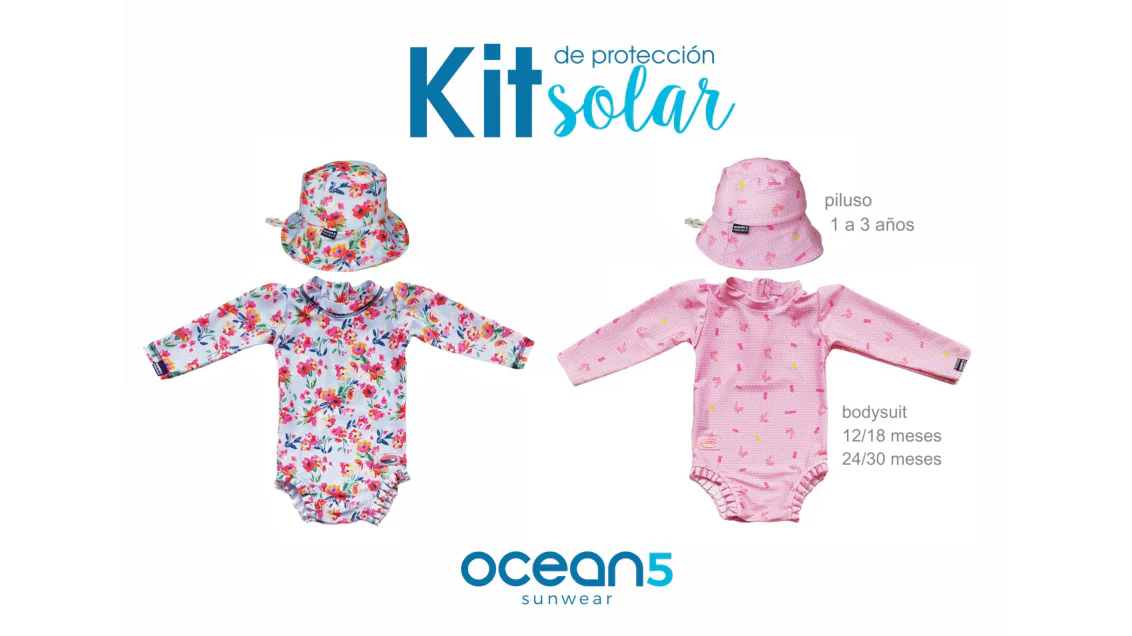 Bodysuit Flower con Protecci贸n UV - OCEAN 5 - Imagen 3