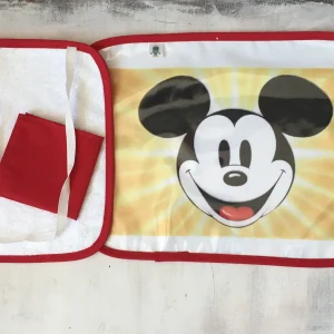 Set de Jardín: Individual impermeable, toallita con tira y servilleta