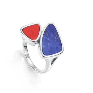 Anillo Plata Y Piedra Lapislázuli Sra Jewels