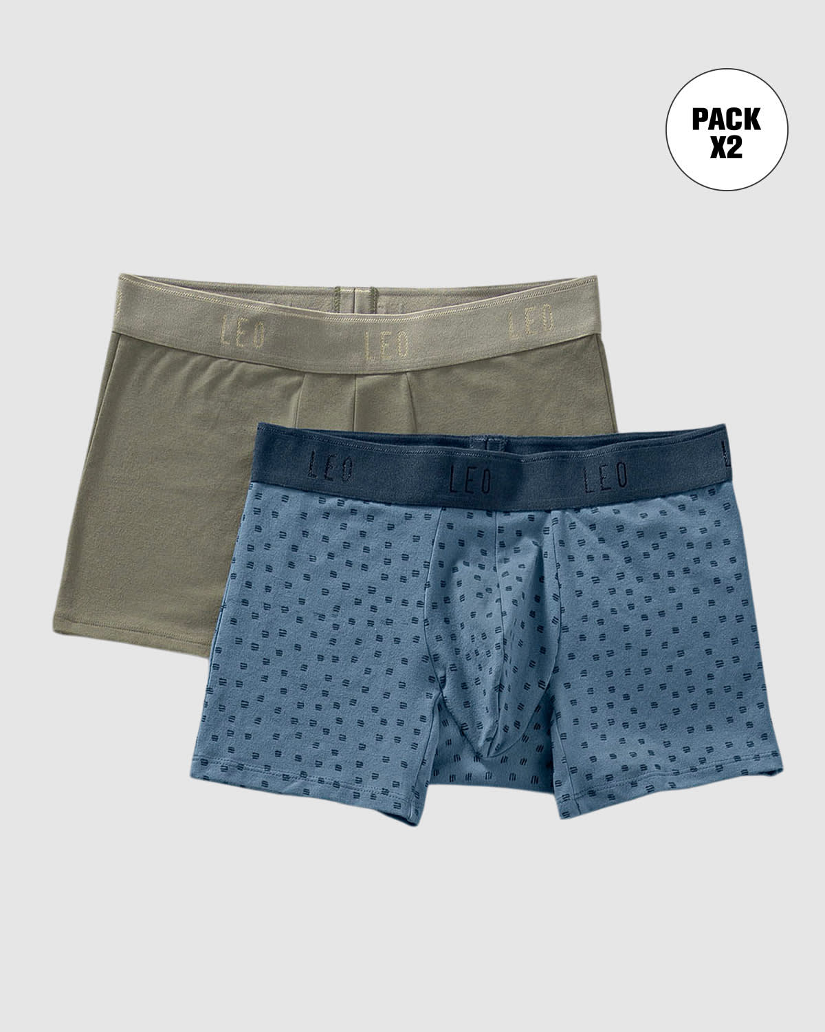 Paquete x2 Bóxers cortos en algodón elástico - Imagen 6