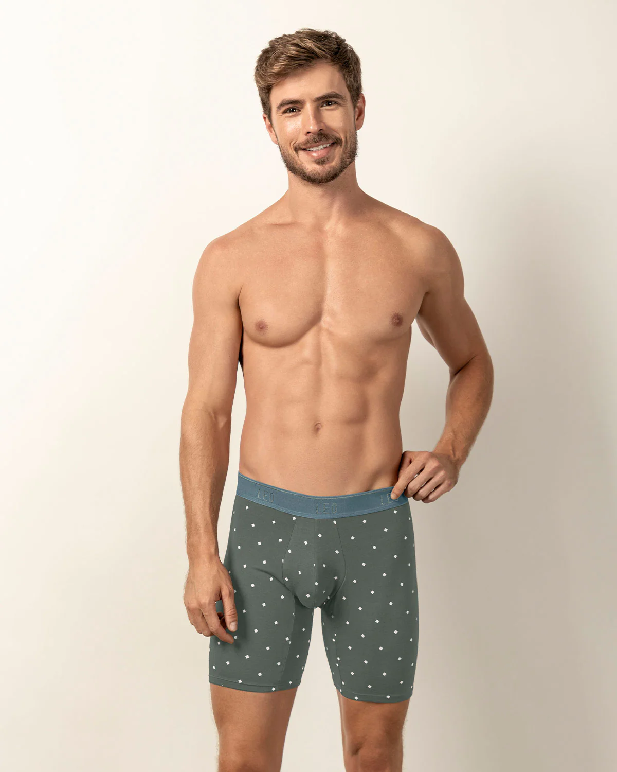 Paquete x2 b贸xers largos ajustado con algod贸n - Imagen 4