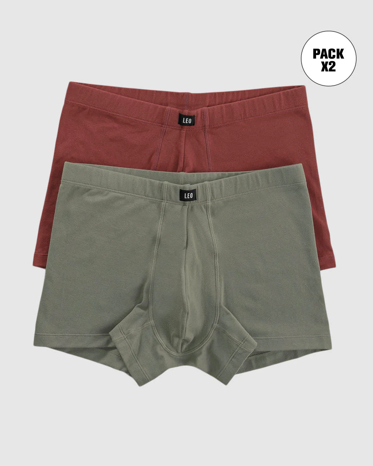 Paquete x 2 b贸xers cortos en algod贸n - Imagen 6