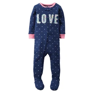 Pijama CARTERS 1-Piece Snug Fit Cotton PJs