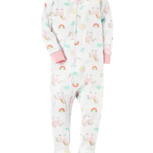 Pijama CARTERS 1-Piece Unicorn Snug Fit Cotton PJs