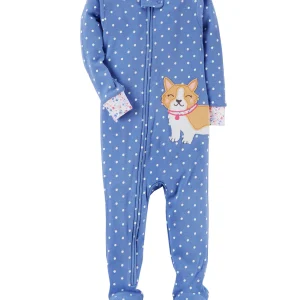Pijama CARTERS 1-Piece Dog Snug Fit Cotton PJs