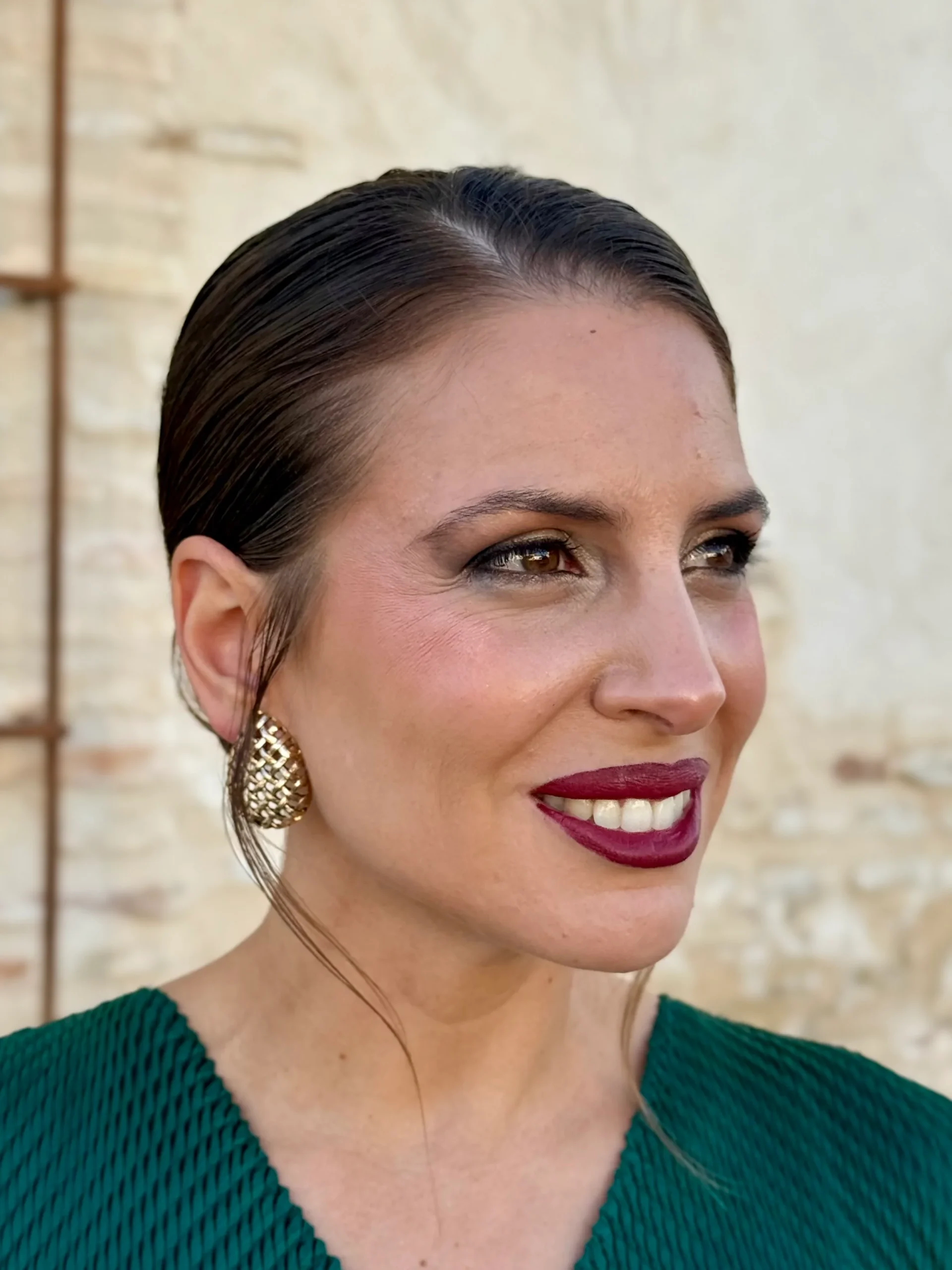 Pendientes Piña Dorado