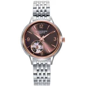 Automático Acero Ip Rosa Brazalete Sra Va