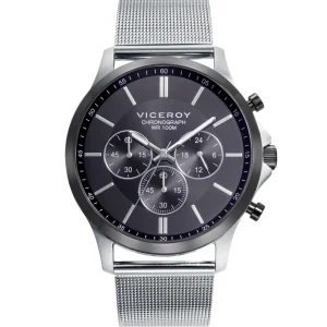 Crono Acero Ip Gris Brazalete Sr Va