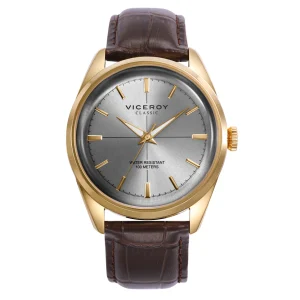 Reloj Acero Ip Dorado Correa Sr Va