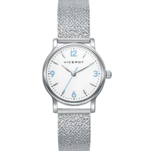 Pack Reloj Acero Brazalete Niña Va