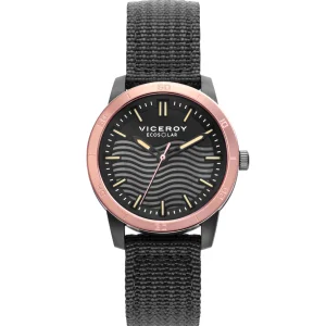 Reloj Plastico Reciclado Negro Ip Solar Correa