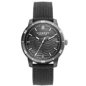 Reloj Plastico Reciclado Negro Solar Correa Sr Va