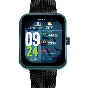 Reloj Smart Aluminio Verde Brazalete Sr Va