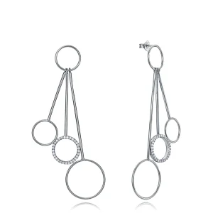 Pendientes Plata De Ley Circ Sra Jwls