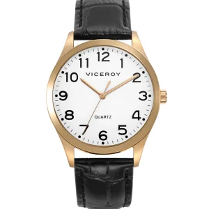 Reloj Acero Ip Dorado Correa Sr Basica Va