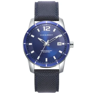 Reloj Acero Y Aluminio Correa Sr Va