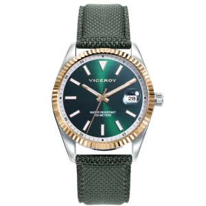 Reloj Acero Ip Dorado Correa Sr Va