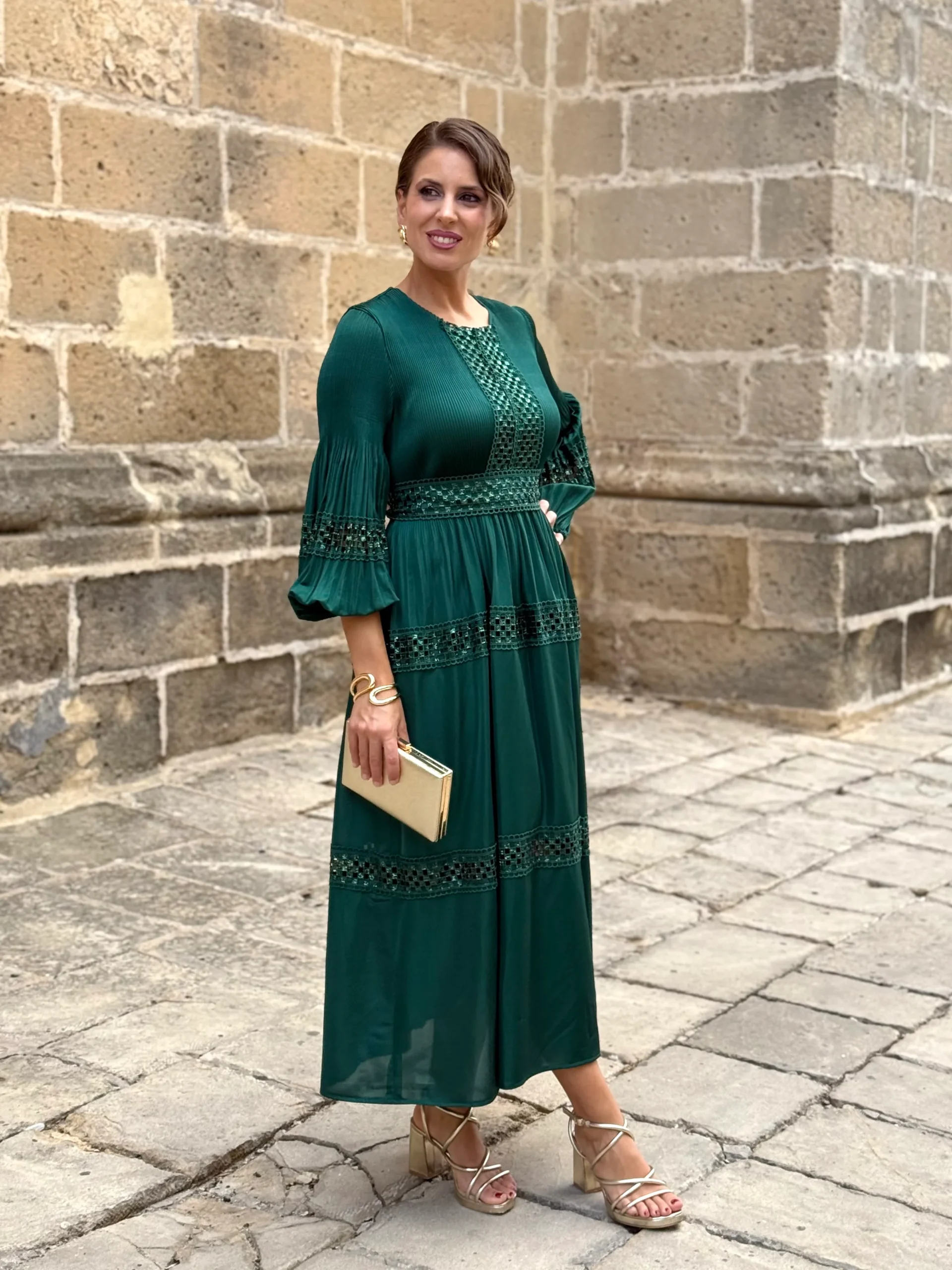 Vestido Nerea Verde - Imagen 3