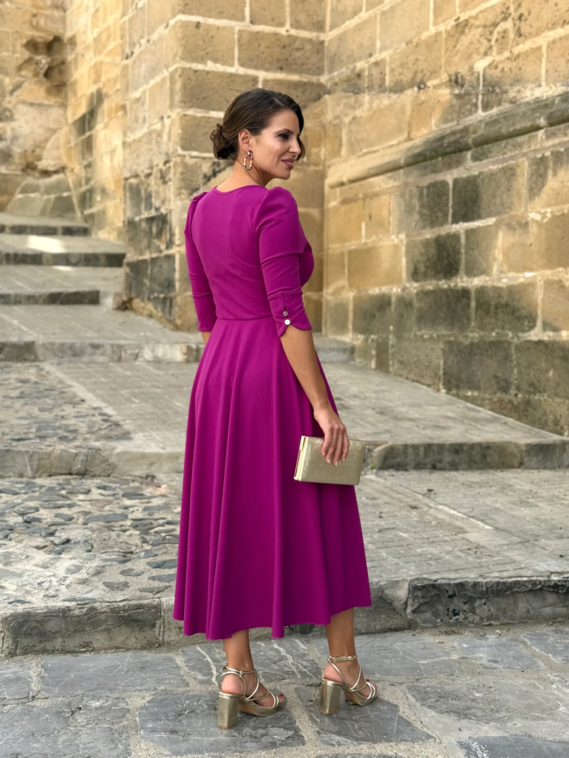 Vestido Yanet Buganvilla - Imagen 5